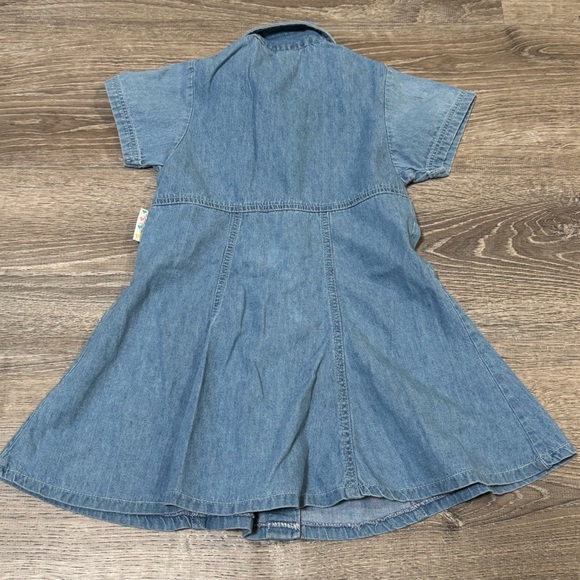 Vintage Disney Minnie Mickey Mouse Jumper Dress Denim Embroidered Vintage M 5 6 - Picture 4 of 8